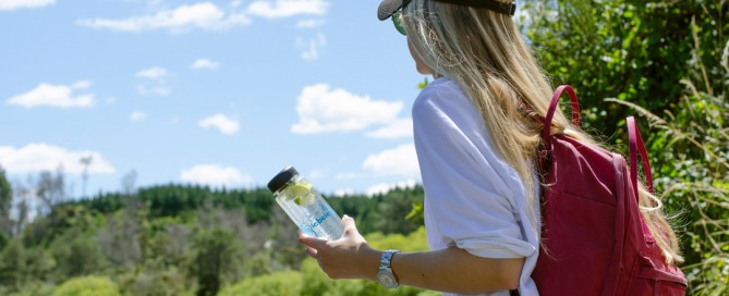 Alexa Springs custom water bottle